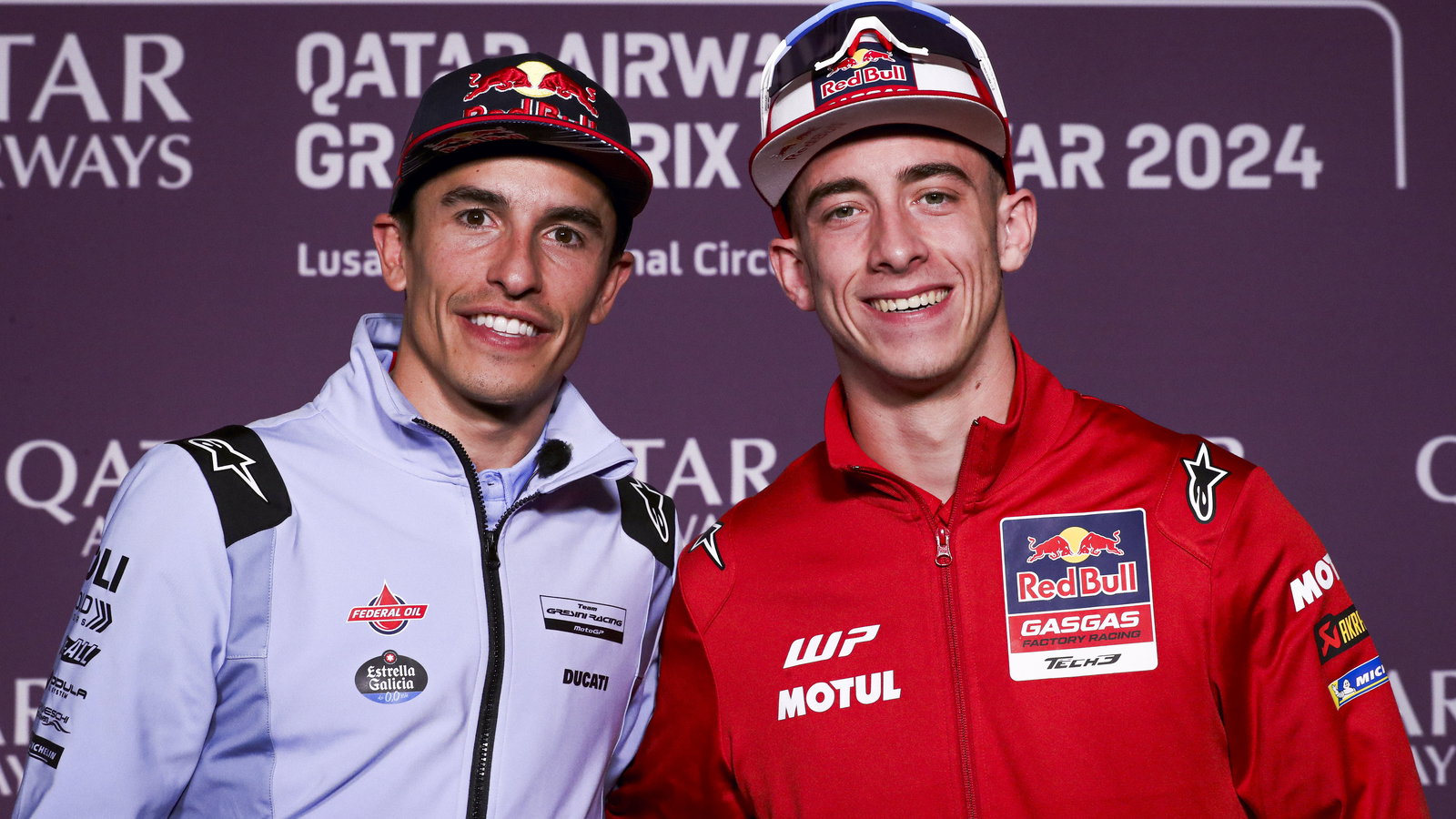 Marc Marquez and Pedro Acosta